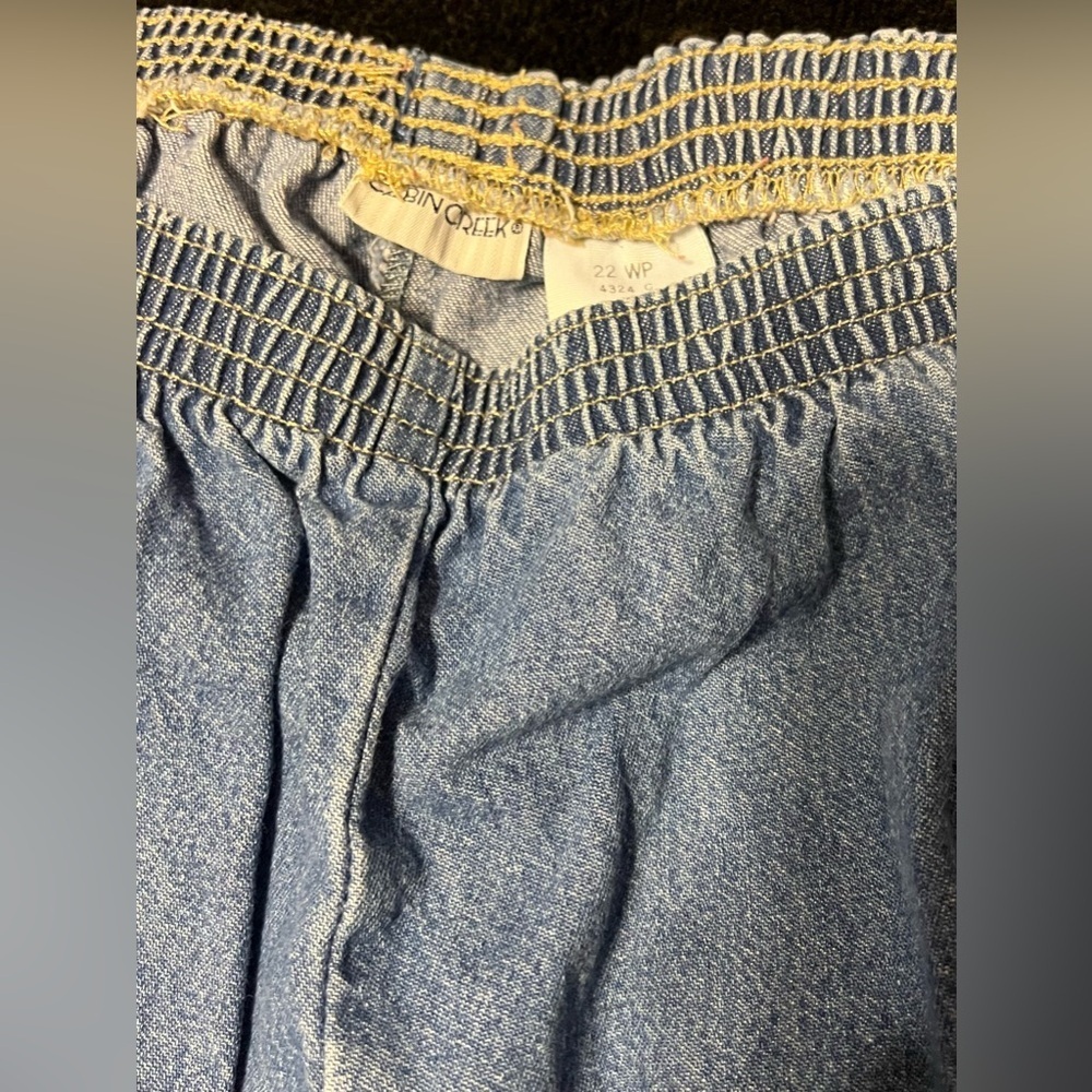 Vtg 90s Cabin Creek Medium Blue Denim Relaxed Fit Jeans Women’s 22WP - Picture 3 of 8